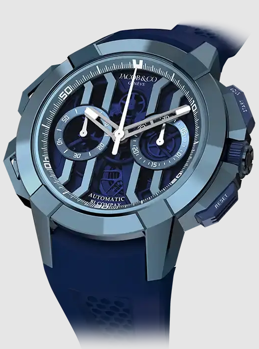 (image for) Jacob & Co epic x chrono 44mm Blue Titanium EC400.22.AF.AA.A Replica watch